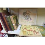 A collection of antique and vintage children's books to include A Apple Pie and a Day in a Child's