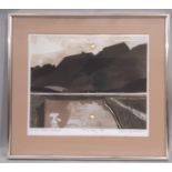 John Brunsdon (1933-2012) - 'Welsh Scene: Harlech', Artist proof print 11/15, signed, titled and