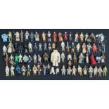 Collection of 75 character figures from the original Star Wars Trilogy, including Obi Wan Kenobi,