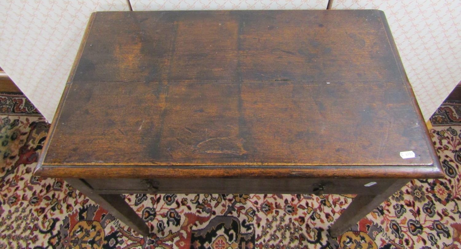 19th century Chinese hardwood occasional table with two tiers, carved and pierced detail, 42cm x - Image 2 of 3