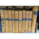 Rollin's Ancient history in ten volumes (volumes six missing) fourth edition published London