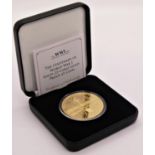 Proof £5 coin - The Centenary of WWI, Alderney, cased