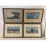 After David Shepherd (British 1931-2017) - Four framed prints, signed in pencil below, approx. 30