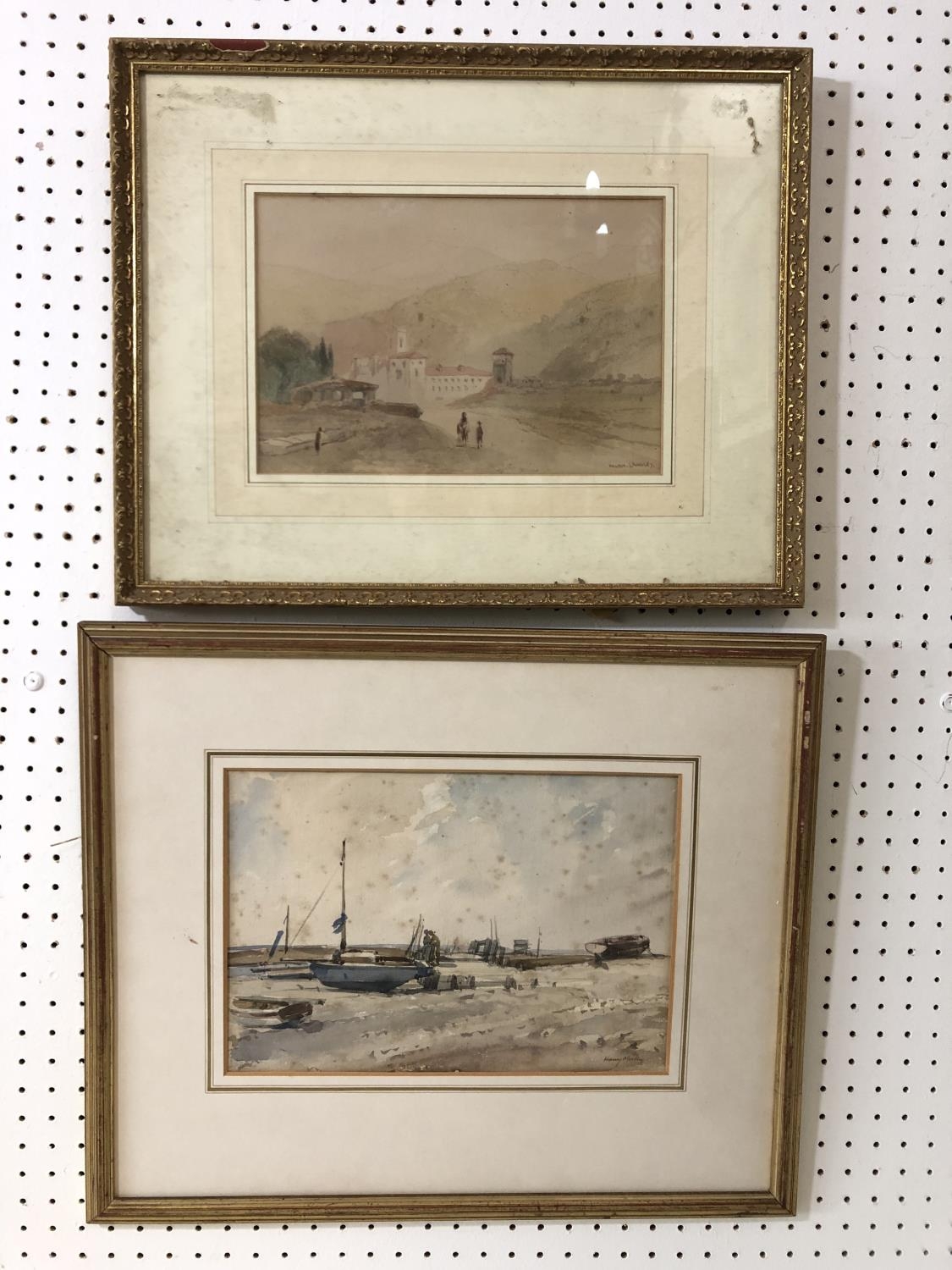 Two watercolour paintings by different artists (English School, 19th/20th century) to include: