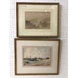 Two watercolour paintings by different artists (English School, 19th/20th century) to include: