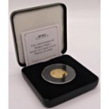 Proof 2018 Centenary of WWI £1 coin, cased