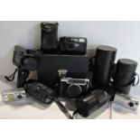 Photographic Equipment - including an Yashica TL Electro 35 camera, an Elmo Super 311 Low Light