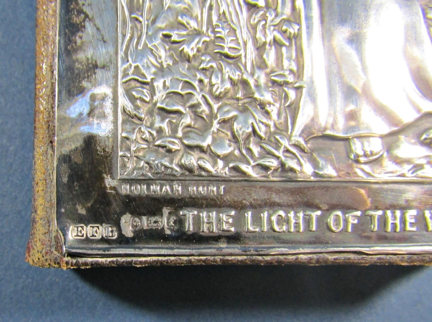 A Common Prayer Book with a silver cover, 'The Light of the World,' by Holman Hunt, Birmingham 1905, - Image 5 of 6