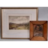 Two framed works to include: William H. Perks (19th/20th century) - 'Springtime in
