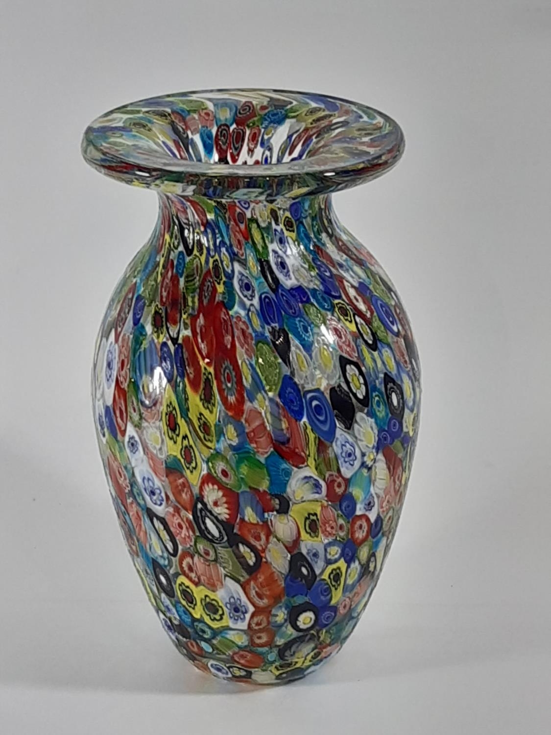 An Italian Art Glass millefiori vase, 30cm tall. - Image 2 of 3