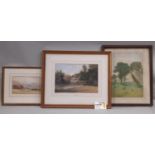 Six watercolours by different artists (19th/20th century): Edmund Morison Wimperis (1835-1900) -