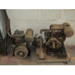 Lister D type stationary engine, serial number 12483 dating it to approx April 1936, one and a