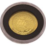 Proof 9ct double crown, Tristan da Cunha 2017, House of Windsor Centenary, cased