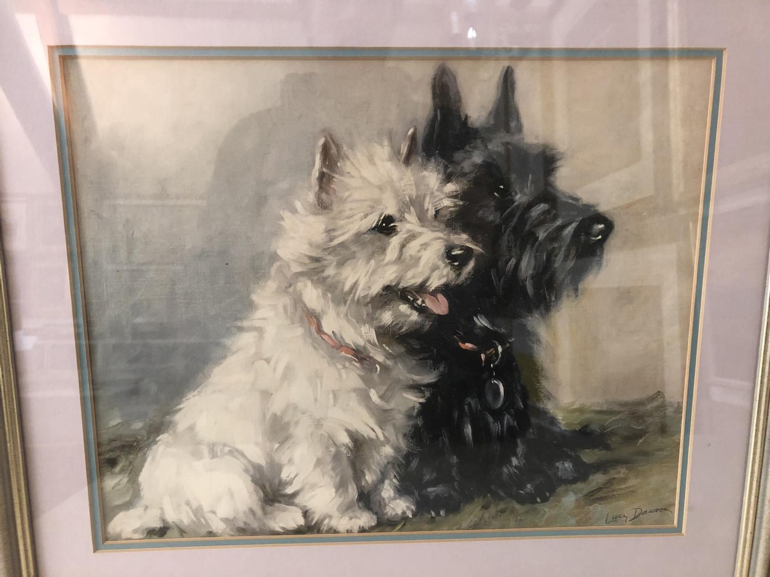 Four prints of Scottish terriers: James Arden Grant (1887-1974) 'Aberdeen Terrier' drypoint etching, - Image 5 of 6