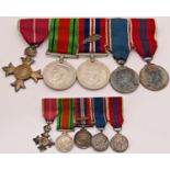 Order of the British Empire, 39-45 defence Medal and 39-45 War Medals, 1937 and 1952 Coronation