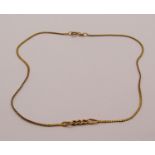 1970s 9ct chain necklace, 4.7g