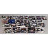 24 boxed Formula 1 racing cars by Minichamps (Paul's Model Art), all 1:43 scale displaying