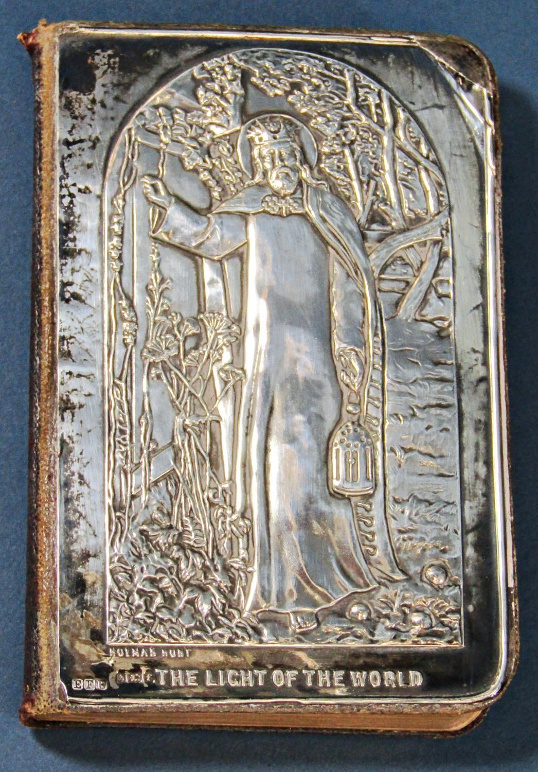 A Common Prayer Book with a silver cover, 'The Light of the World,' by Holman Hunt, Birmingham 1905,