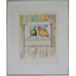 CHLOE CHEESE (b.1952) 'GLACE FRUIT' lithograph in colours, signed, titled and numbered in pencil