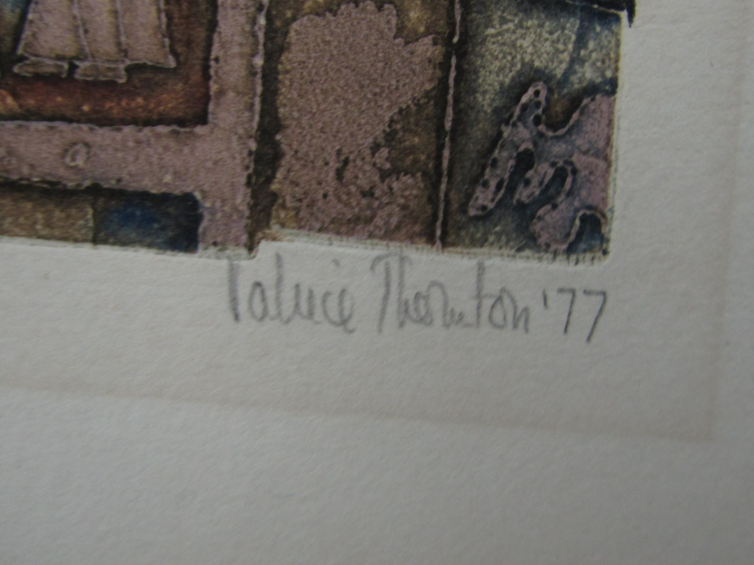VALERIE THORNTON (1931-1991) 'RIPOLL' etching and aquatint, signed, titled, numbered and dated - Image 2 of 2