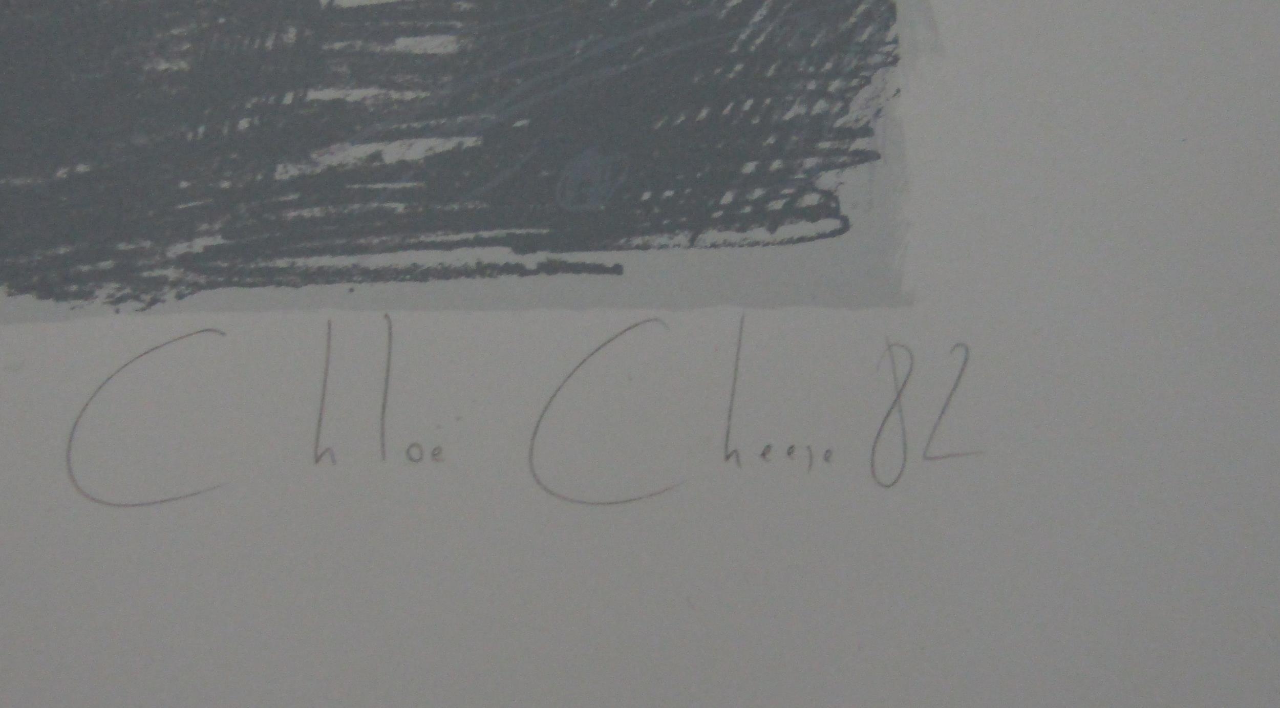 CHLOE CHEESE (b.1952) 'LINO' lithograph in colours, signed, titled numbered and dated 2000 in pencil - Image 2 of 2