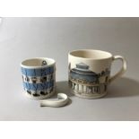 Two Mugs: Alphabet by Eric Ravilious for Wedgwood, 1937, Royal Pavilion Art Gallery & Museum,