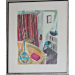 CHLOE CHEESE (b.1952) 'MY MOTHER'S HOUSE' lithograph in colours, signed, titled and numbered in