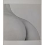 EDWARD MAXEY (MAPPLETHORPE) (b.1960) 'UNTITLED' black and white nude study on card, signed, numbered