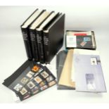 Three Errimar albums containing mint postage stamps from 1948-1999, 11 sets of definitives and other