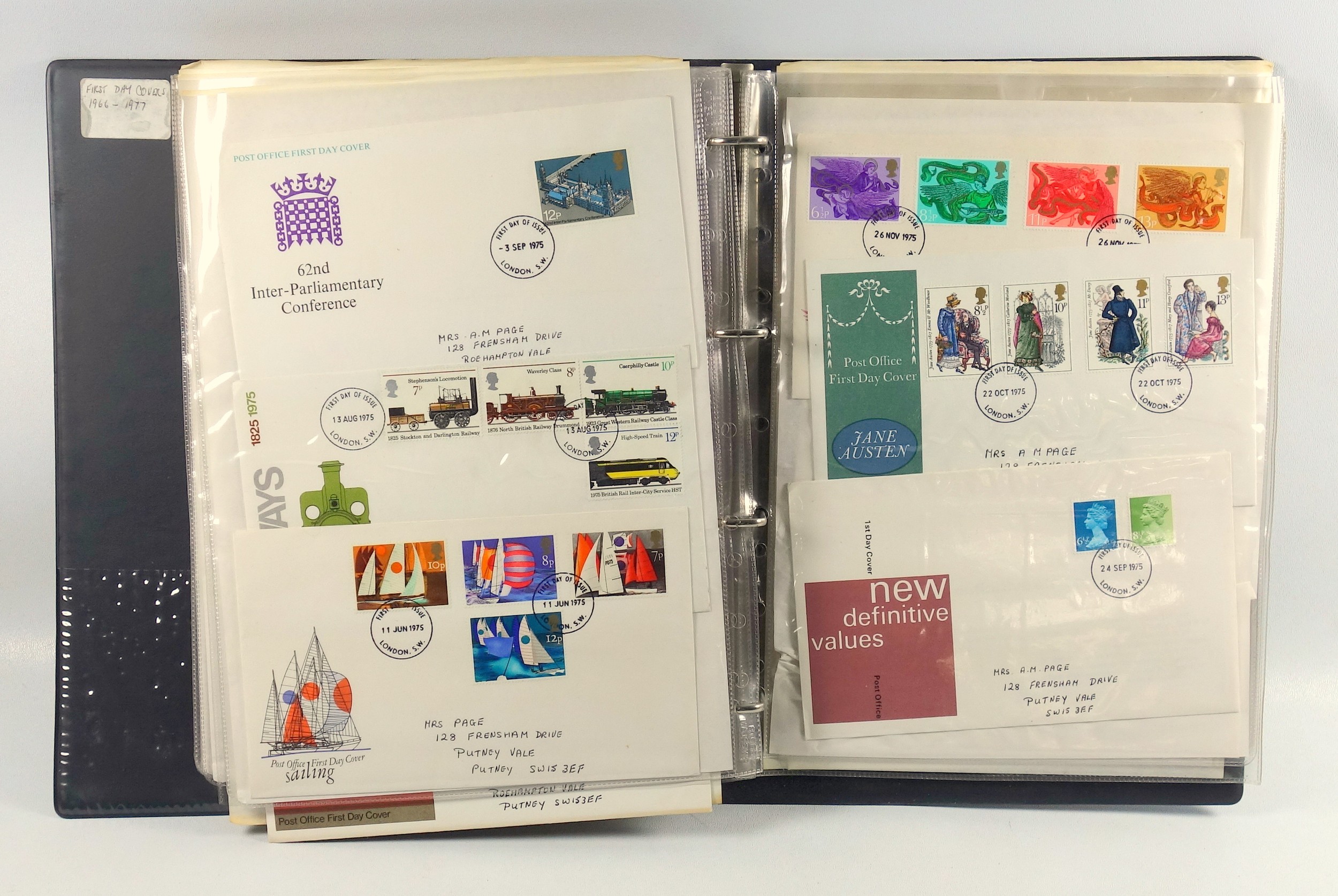 Six albums containing approximately 328 Post Office 1st Day Covers from 1965-1981, including 20 - Image 21 of 21