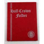 Linen covered folder of ½ crowns, 1911-1946, complete, av. circ., some better, (36 coins)(some may