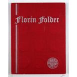 Linen covered folder of florins, 1911-1948, (no 1927 or 1934), av. circ., some better, (36 coins) (