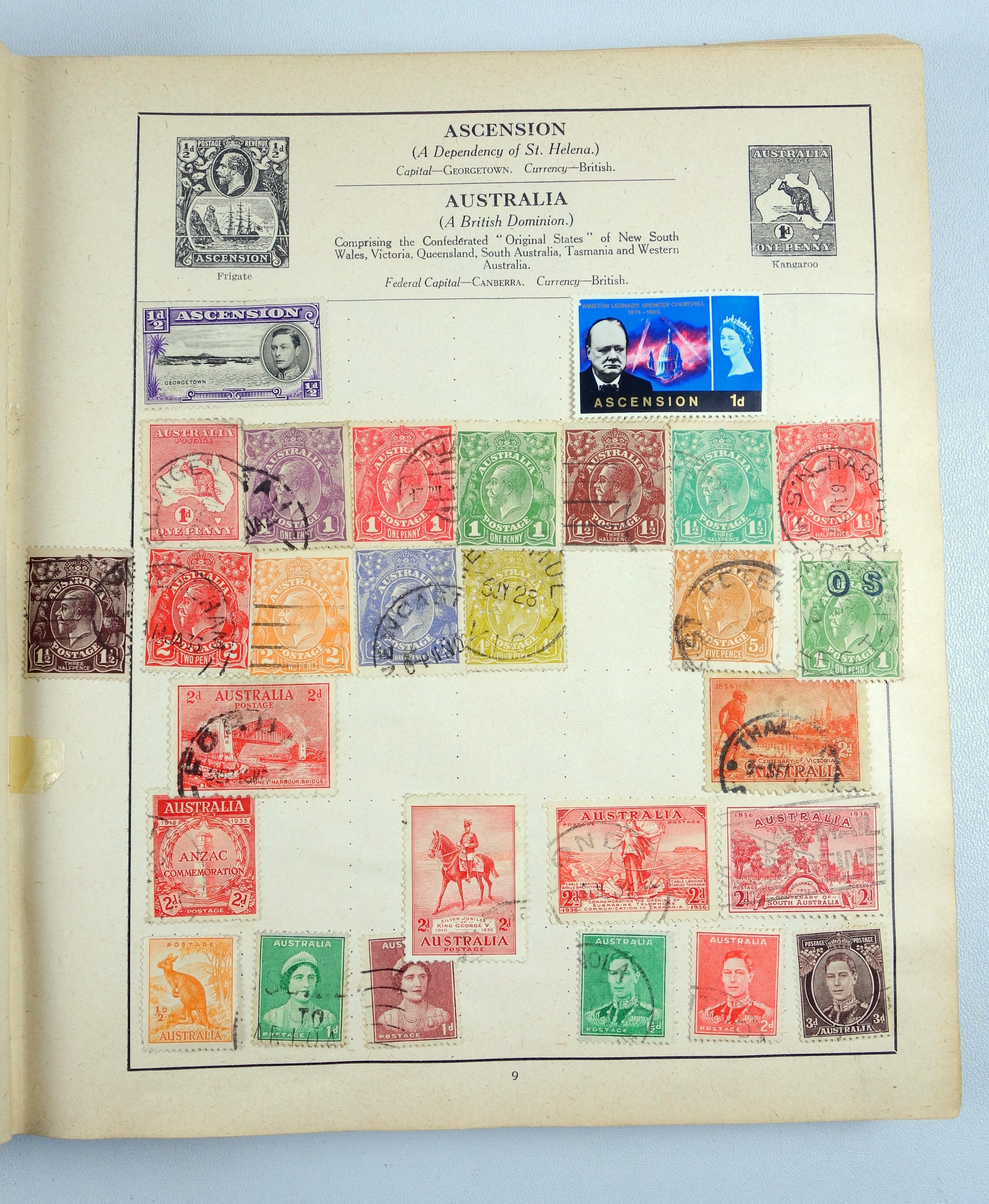 The Strand Stamp Album containing George V and later British Commonwealth and other postage stamps - Image 3 of 15