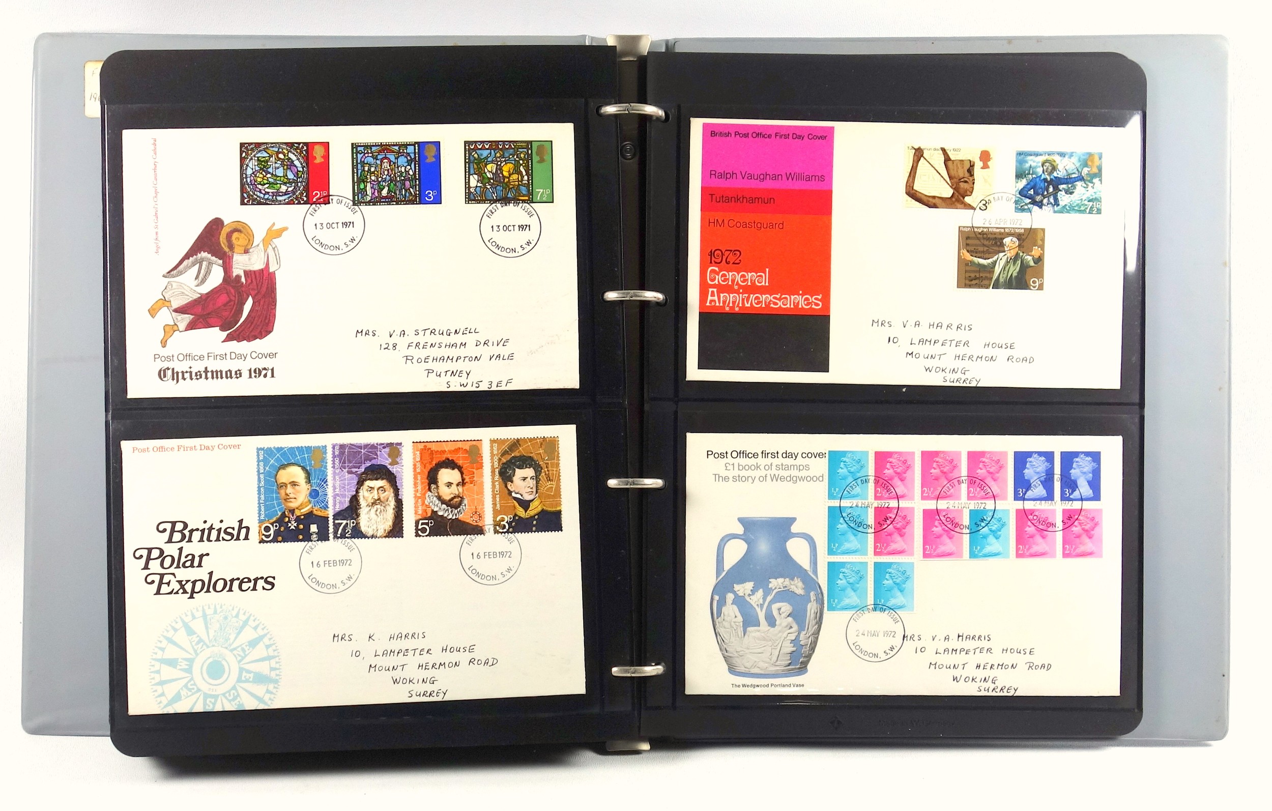 Six albums containing approximately 328 Post Office 1st Day Covers from 1965-1981, including 20 - Image 17 of 21