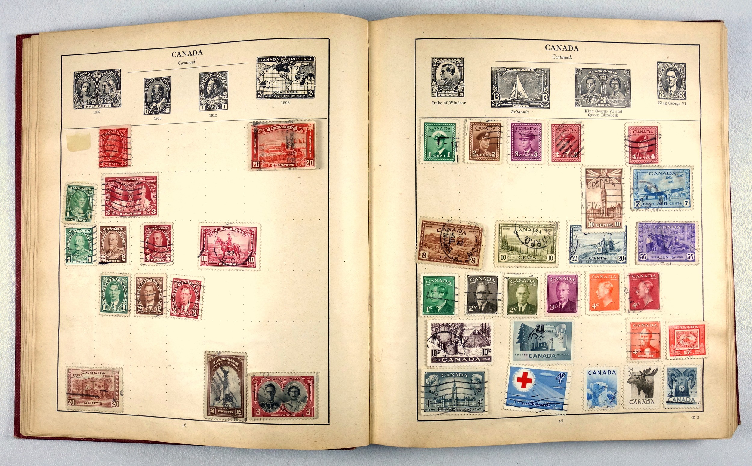 The Strand Stamp Album containing George V and later British Commonwealth and other postage stamps - Image 6 of 15