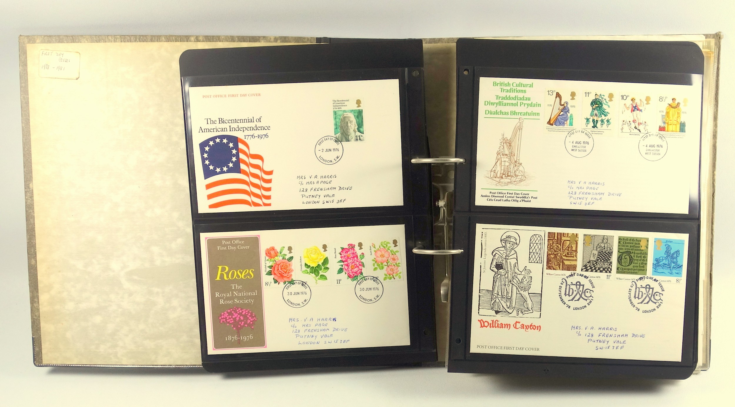 Six albums containing approximately 328 Post Office 1st Day Covers from 1965-1981, including 20 - Image 11 of 21