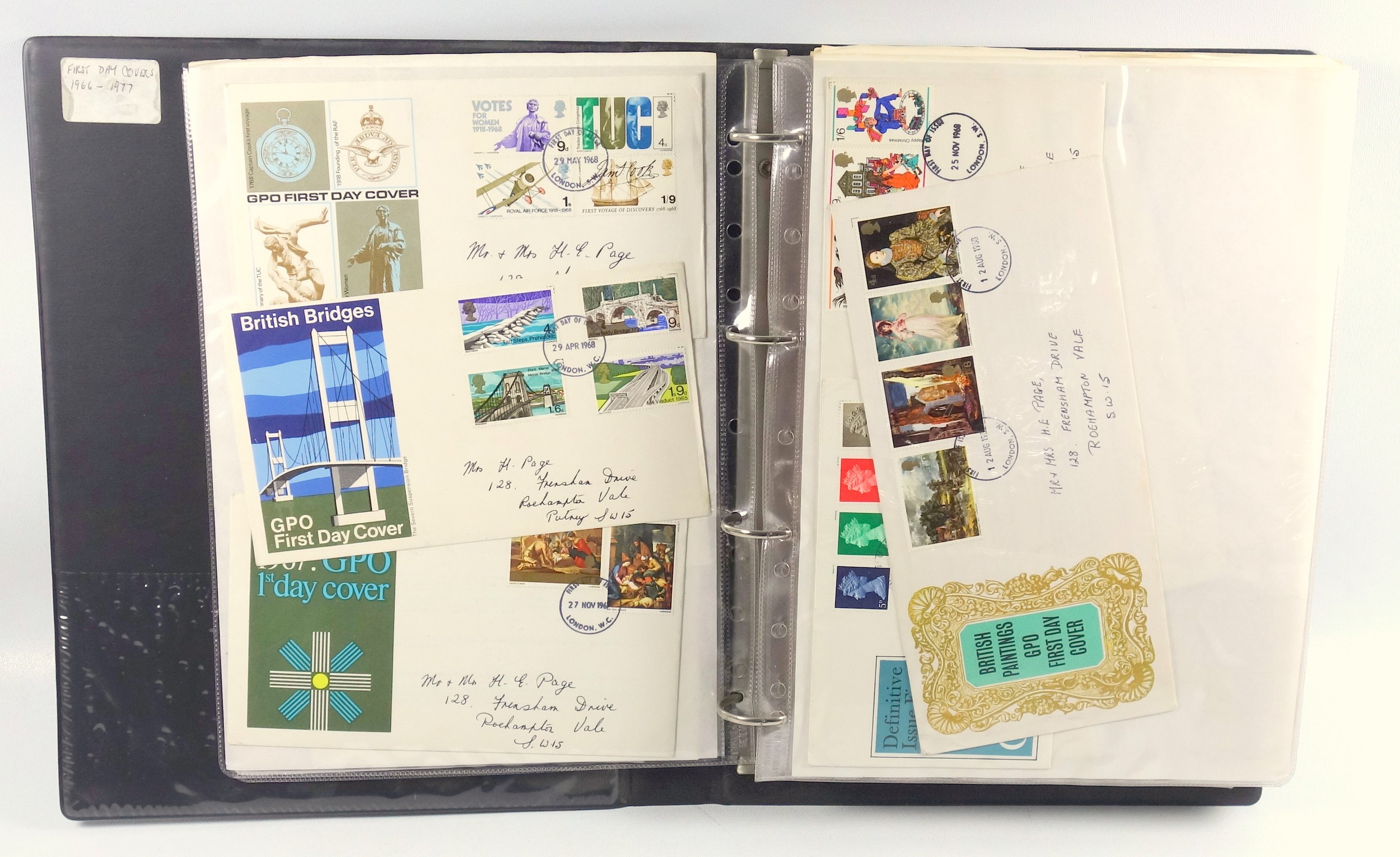 Six albums containing approximately 328 Post Office 1st Day Covers from 1965-1981, including 20 - Image 19 of 21