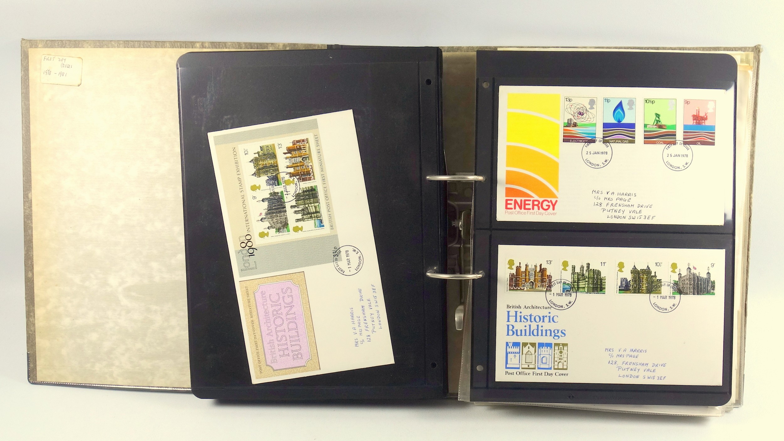 Six albums containing approximately 328 Post Office 1st Day Covers from 1965-1981, including 20 - Image 12 of 21