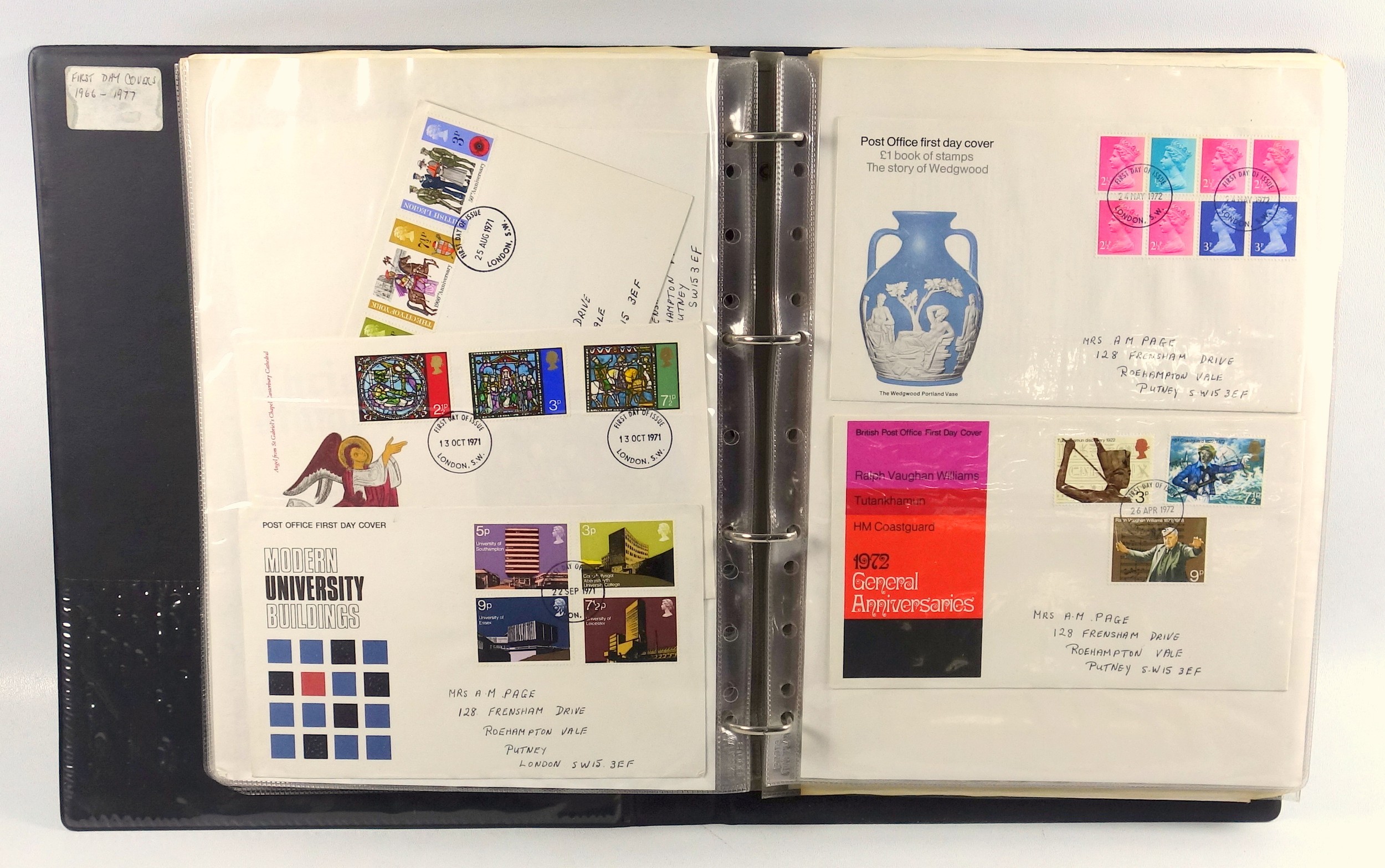 Six albums containing approximately 328 Post Office 1st Day Covers from 1965-1981, including 20 - Image 20 of 21