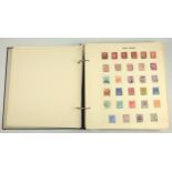 ?The Two-Fifty? loose leaf album with 75 pages containing Victoria and later British postage stamps