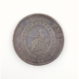 George III Bank of England dollar, 1804, with 4 various countermarks