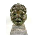Sir Jacob Epstein (British 1880-1959) The Third Portrait of Jackie (Ragamuffin) Variegated bronze