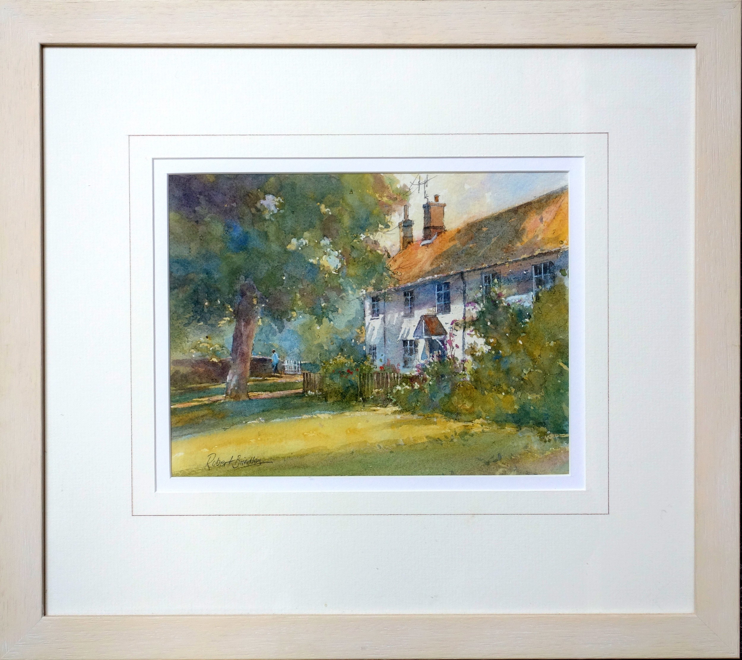 Robert Brindley, R.S.M.A. (Contemporary), 'Sunlight & Shade', Great Walsingham, Norfolk,