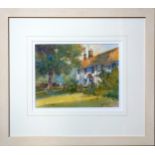 Robert Brindley, R.S.M.A. (Contemporary), 'Sunlight & Shade', Great Walsingham, Norfolk,