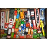 Over 100 various vehicles including Corgi, Matchbox, Lone Star