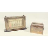 Golfing interest: George V silver rectangular cigarette dispenser with inscription “G M Turner,