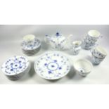 Royal Copenhagen ‘Blue Fluted Plain’ pattern tea set (23)