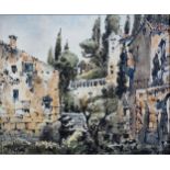 Ugo Steffanuti (1924-2004) 'Verona: Teatro Romano', oil on canvas, signed and dated "'67", 49.5 x