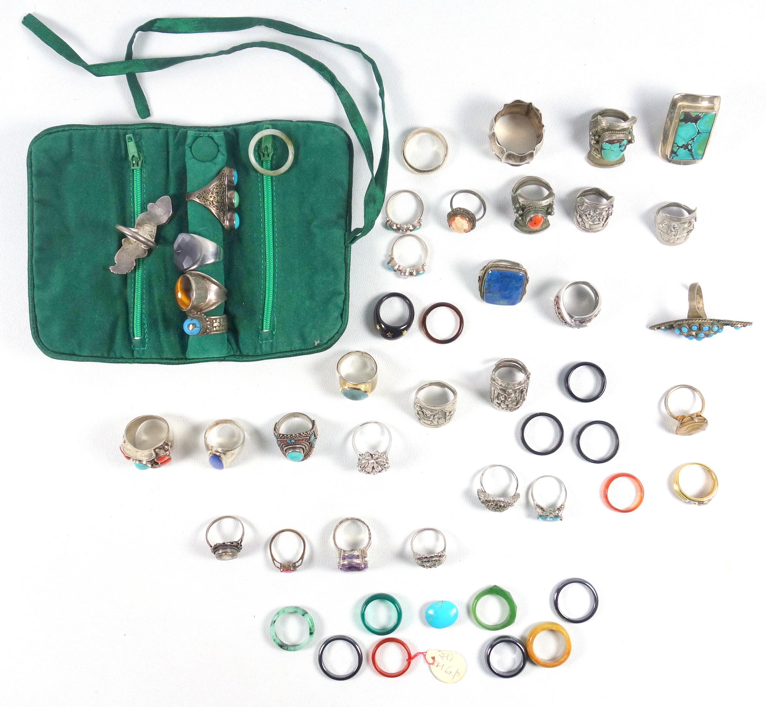 Quantity of rings and earrings, various (a lot) - Bild 6 aus 11