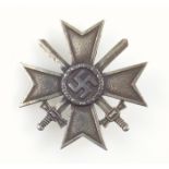 WW2 German War Merit Cross 1st Class with Swords, was awarded to military troops whose acts of